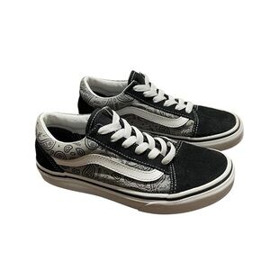 Vans Old Skool VR3 Paisley Grey/True White Skate Shoes Size 2.5